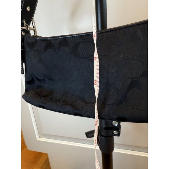 COACH Vintage Y2K Soho East West Baguette Signature C Pattern In Black - Picture 15 of 16